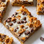 Delicious 7-layer Magic Bars with chocolate and coconut layers