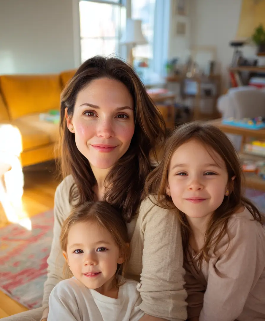 Emily Johnson Mealdrift author With Daughter