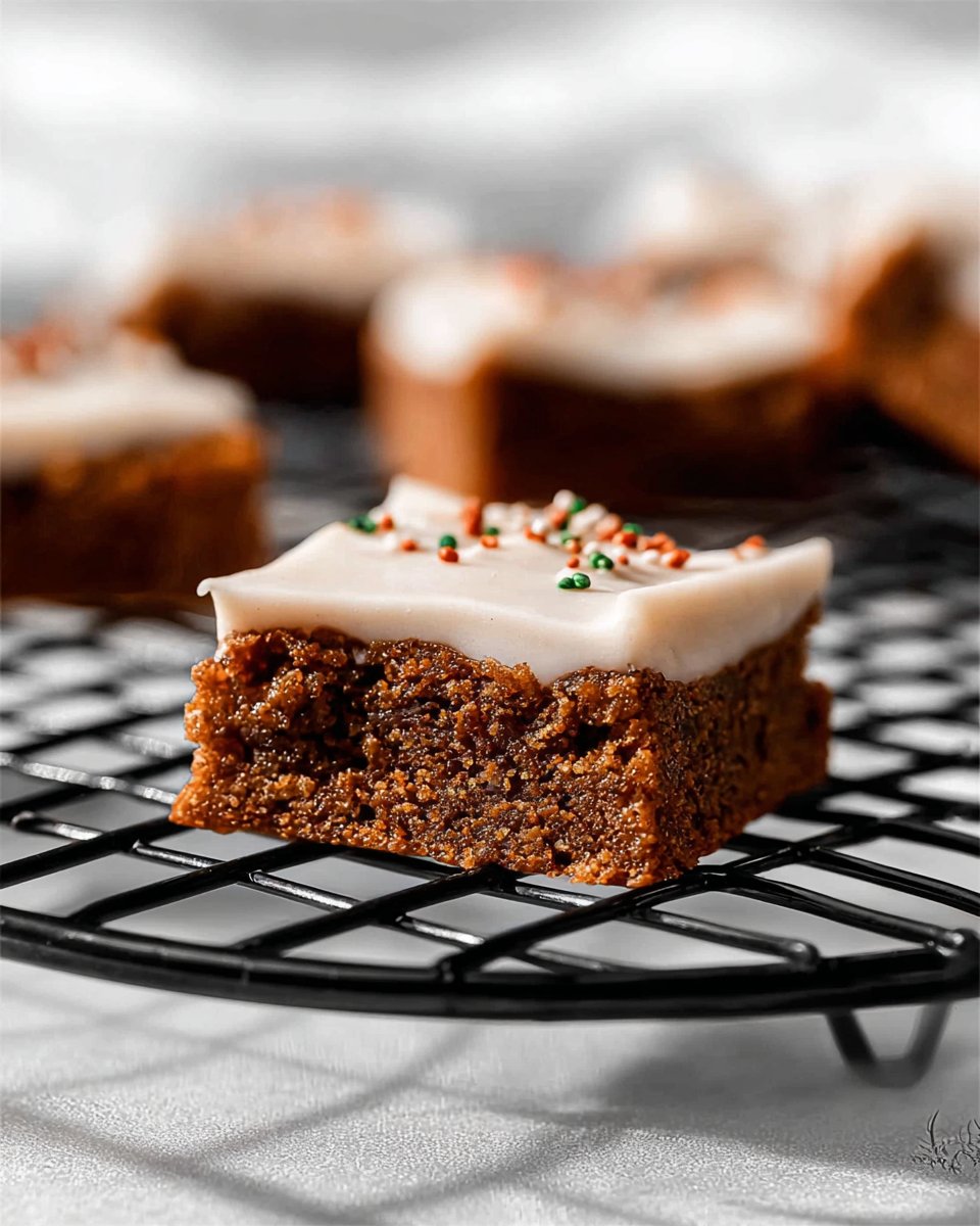 Simple Steps to Make Gingerbread Cookie Bars