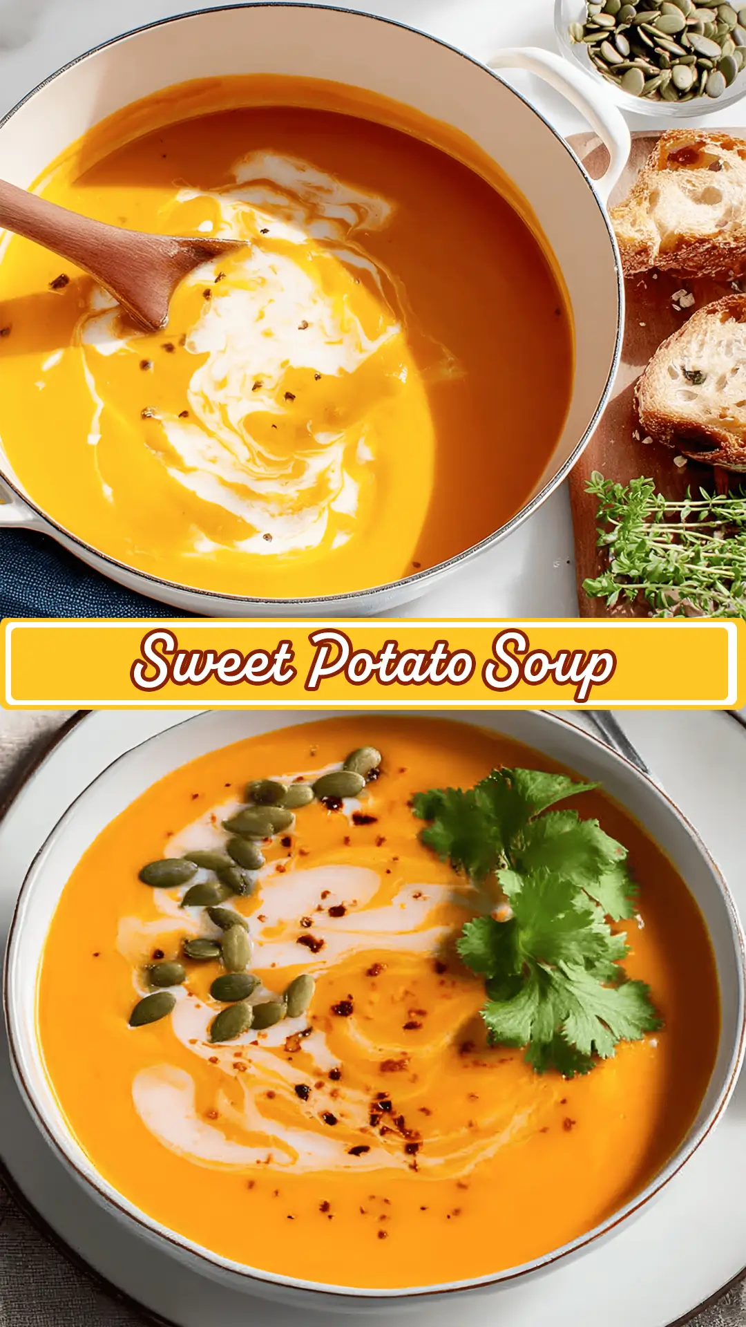 Creamy Sweet Potato Soup Recipe 5 Sweet Potato Soup Pin