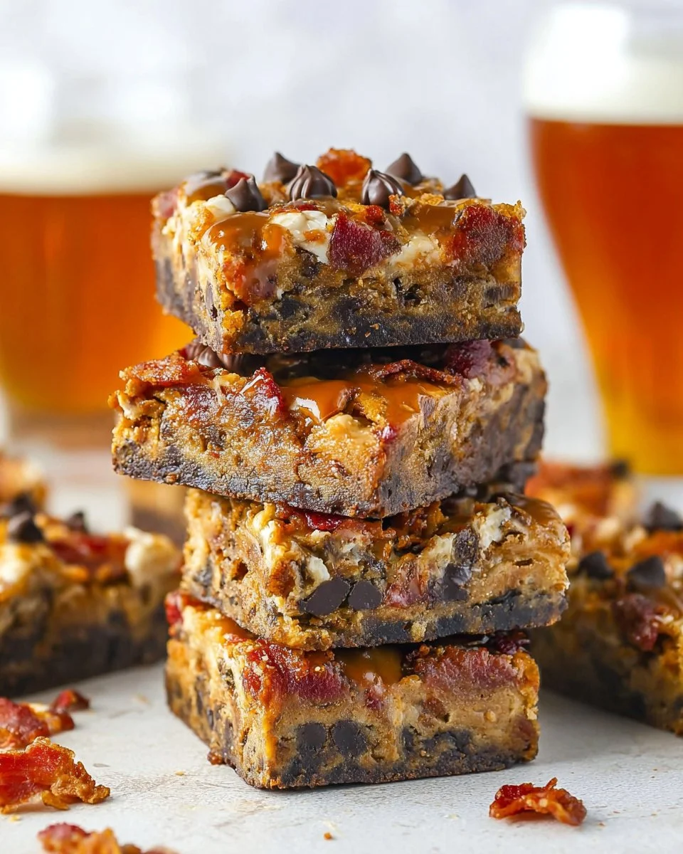 Home Page 15 Bacon, Beer and Potato Chip Cookie Bars