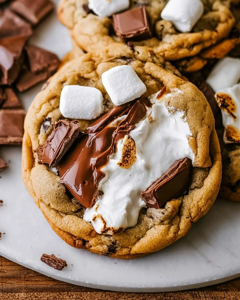 Chocolate Chip S’mores Cookies Recipe