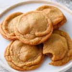 Homemade Chocolate Chipless Cookies on a plate