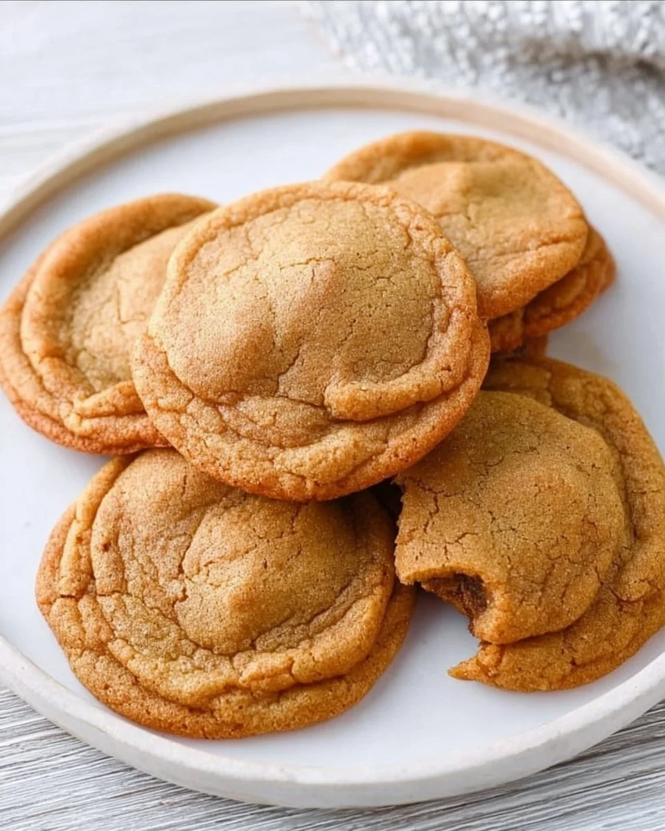 Homemade Chocolate Chipless Cookies on a plate