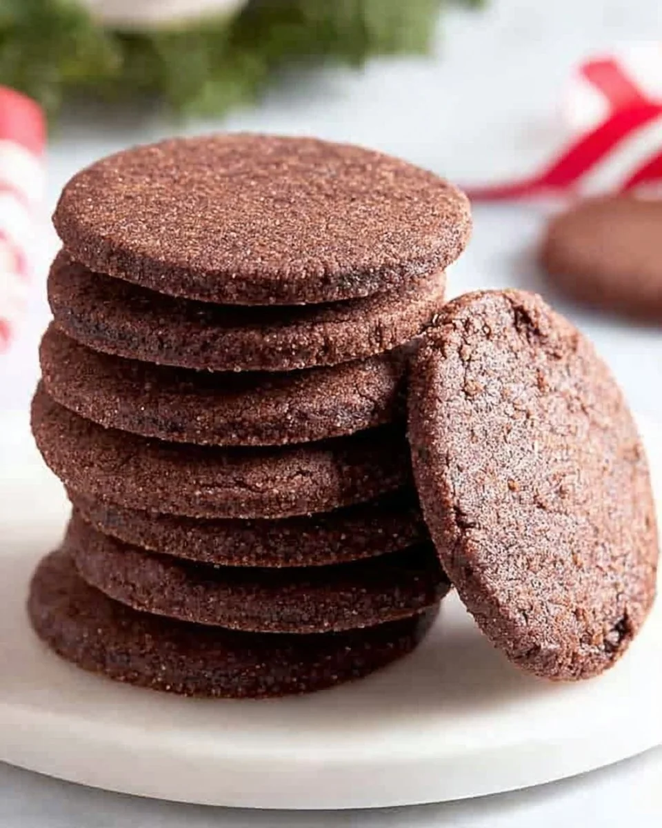 Chocolate Sugar Cookies Recipe