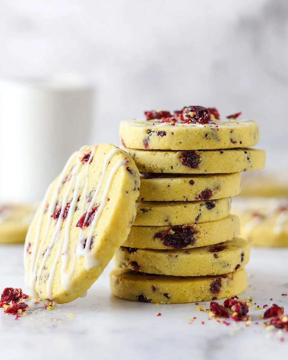 Mediterranean-Cuisine-Table-Setup Freshly baked Cranberry Orange Shortbread cookies with vibrant cranberry and orange flavors.