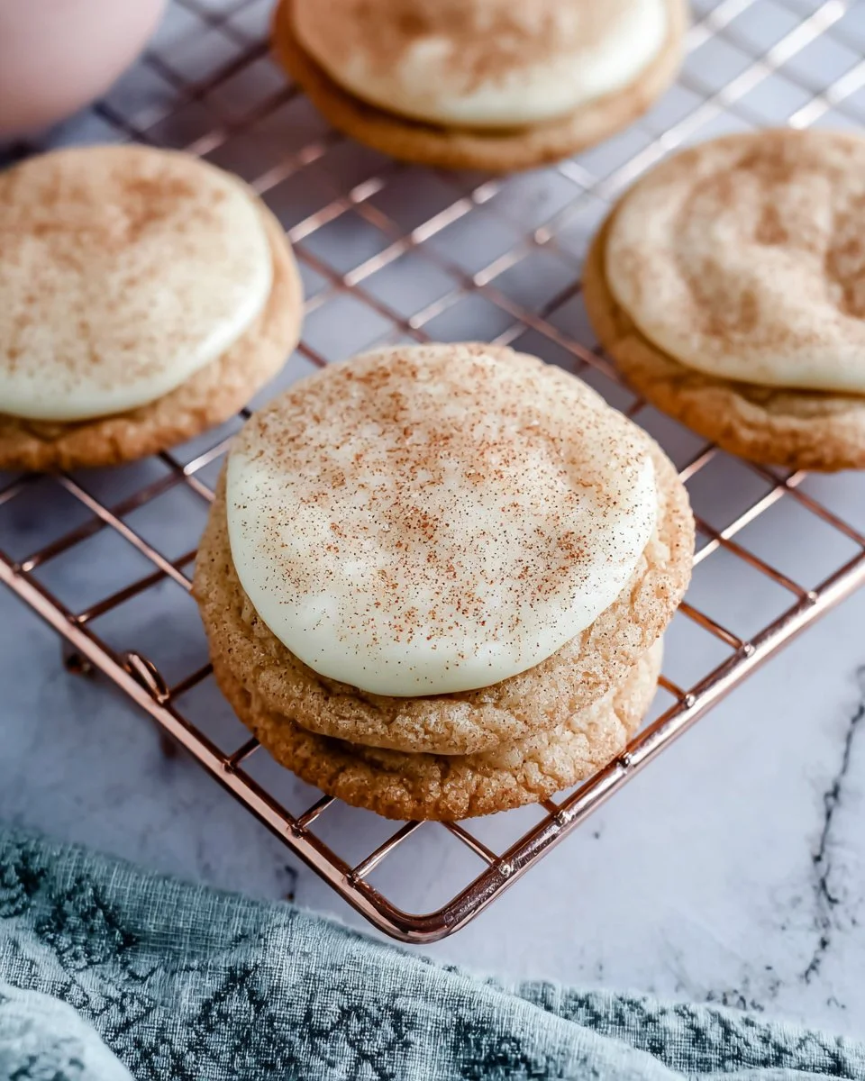 Frosted Snickerdoodle Cookies Recipe