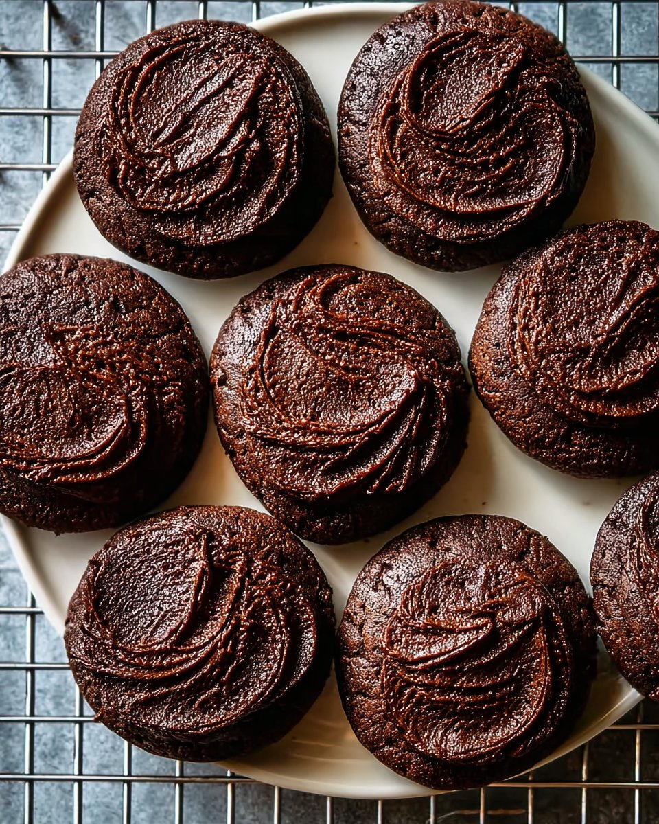 Chocolate Frosted Cookies