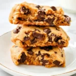 Levain Bakery's delicious Peanut Butter Chocolate Chip Cookies fresh out of the oven