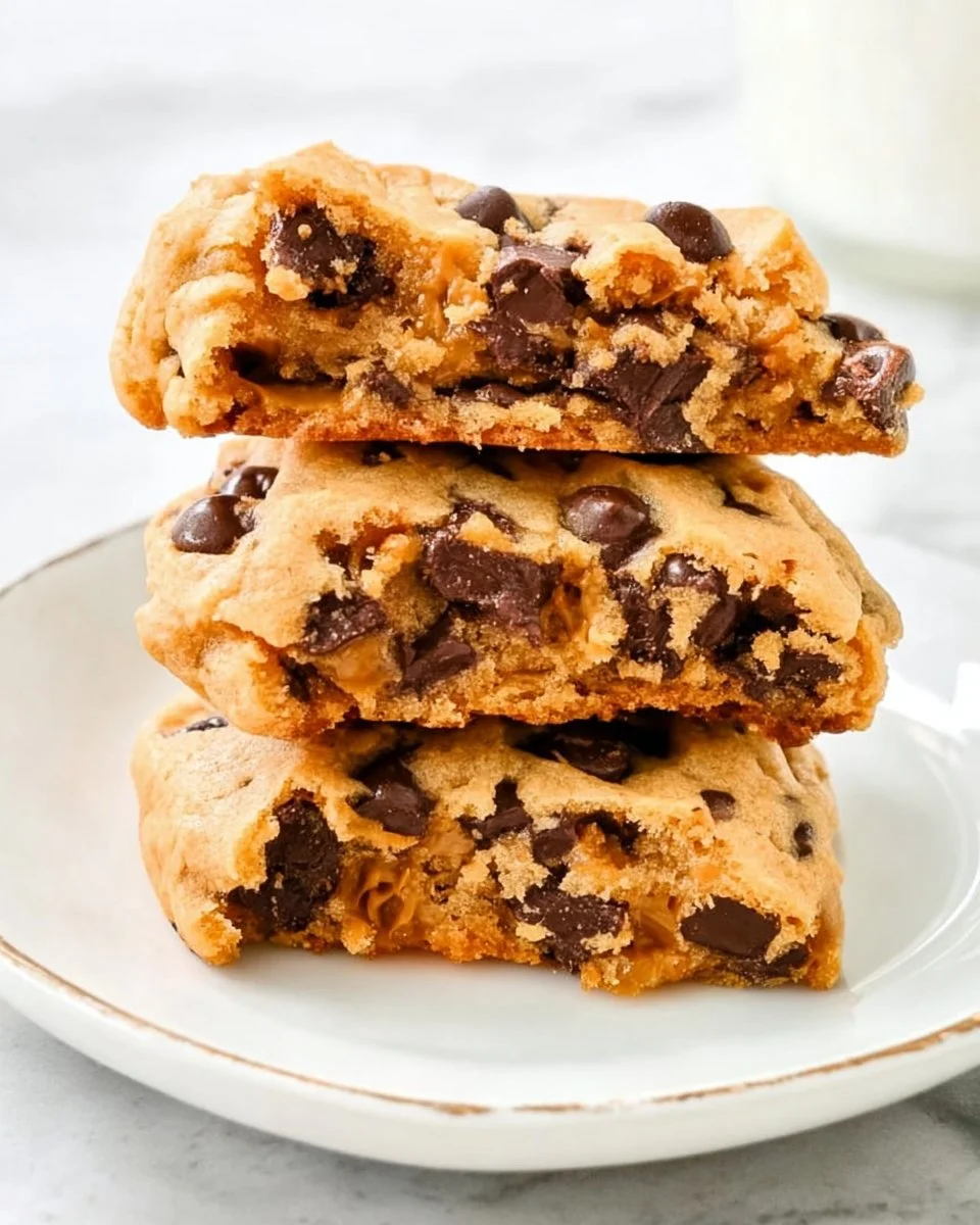 Levain Bakery's delicious Peanut Butter Chocolate Chip Cookies fresh out of the oven