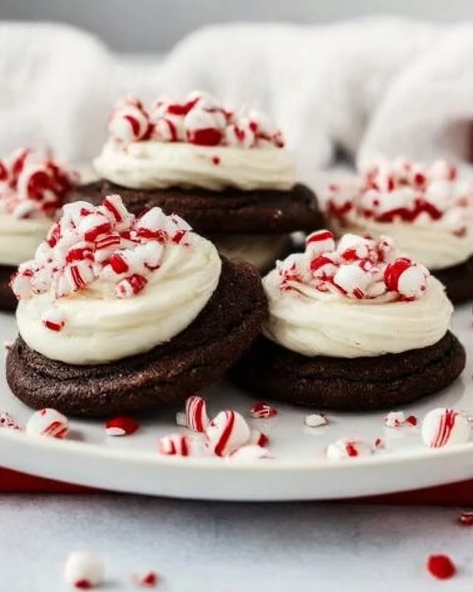 Home Page 5 Peppermint Frosted Chocolate Cookies Recipe