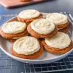 Deliciously soft gingerbread cookies freshly baked and decorated