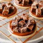Twix Cookies Recipe 5 Delicious Twix cookies with layers of chocolate and caramel
